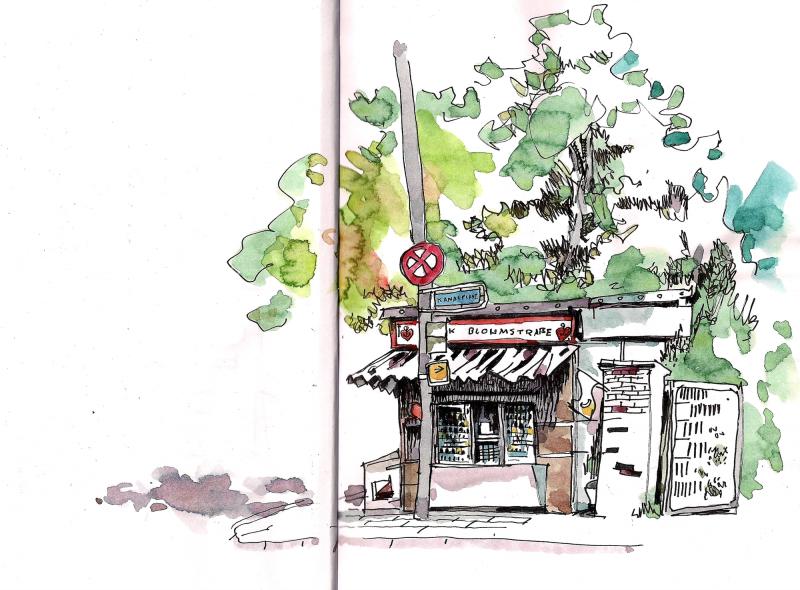 Urban Sketching - im Winter