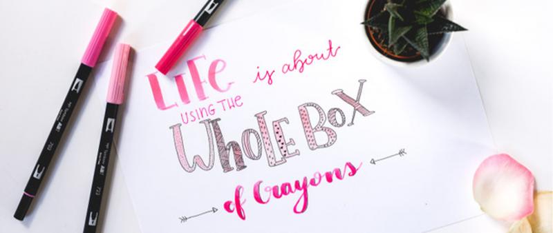 Lettering - Buchstaben schön zeichnen