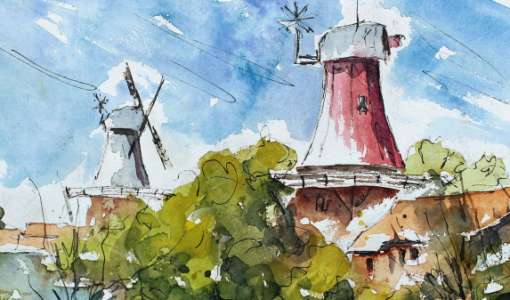Das schnelle Aquarell - Beschränkung auf das Wesentliche