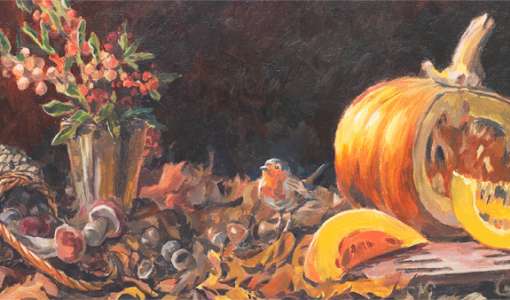 After Work: Herbstmotive in Acryl