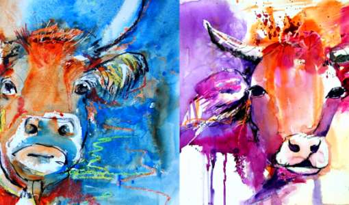 After Work: Die bunte Kuh - und das experimentelle Aquarell