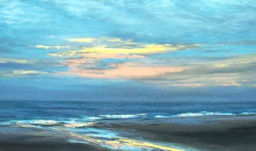 Wolken und Himmel in Pastell