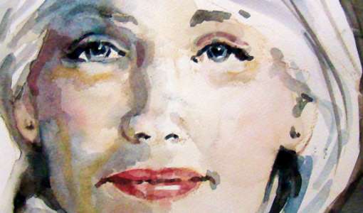 Portrait in Aquarell