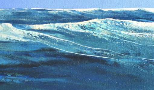 Wellen malen in Acryl