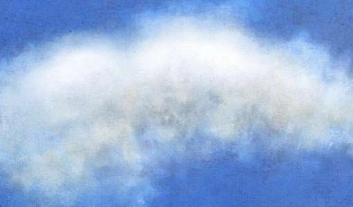 Himmel und Wolken malen in Acryl