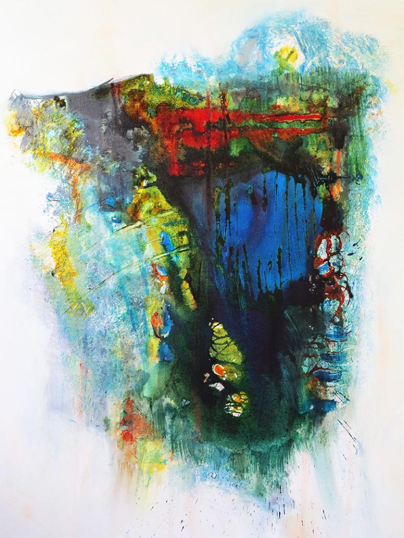 Tusche - Wasser - Acryl