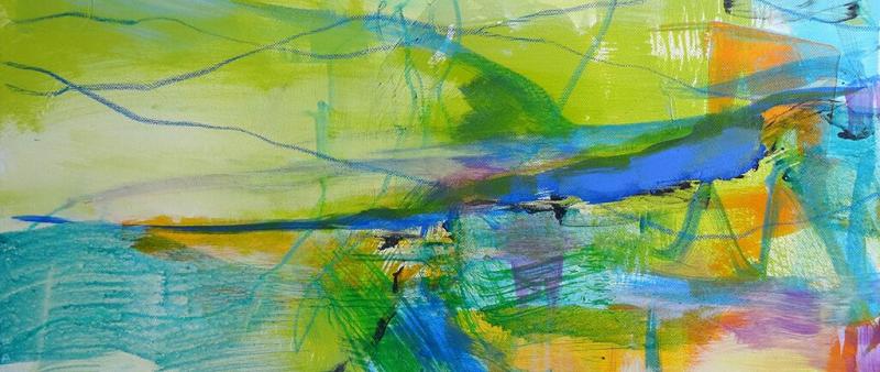 Das Spiel mit der Linie in der Acrylmalerei