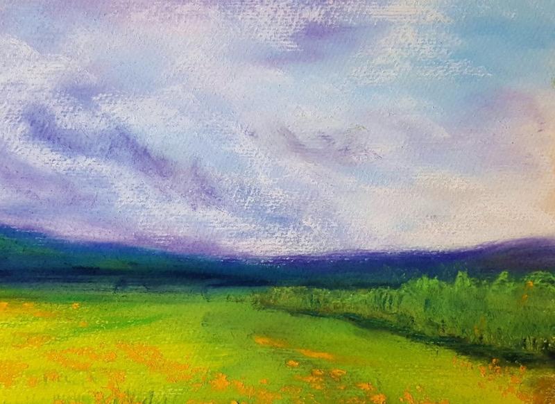 *Zwischen Himmel und Erde - leuchtende Pastell-Landschaften