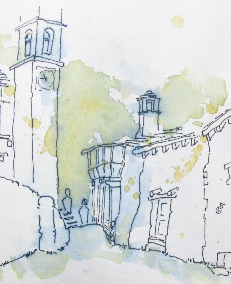Reiseskizzen und Urban Sketching mit „Perspektive“