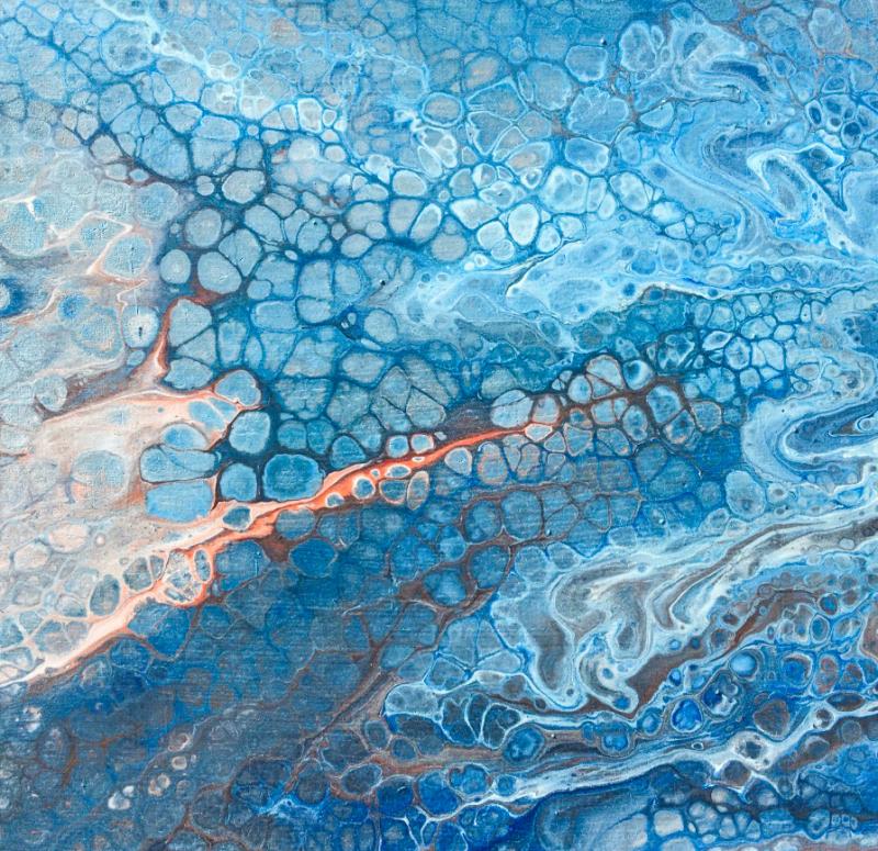 Acrylfarben gießen