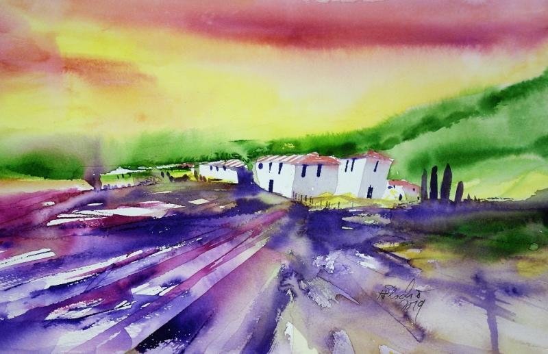 „Gerührt oder geschüttelt“ - Flüssige Aquarellfarben