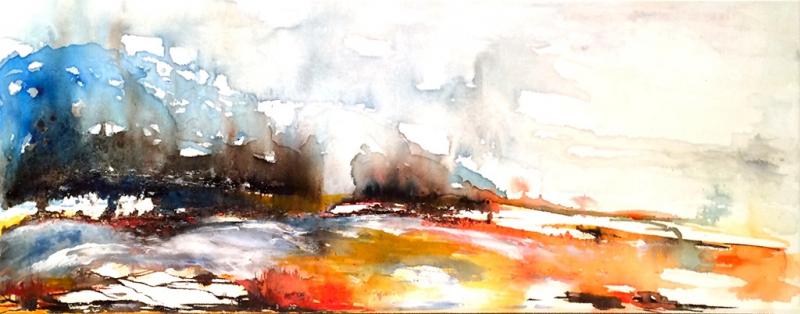 Aquarell-Landschaften